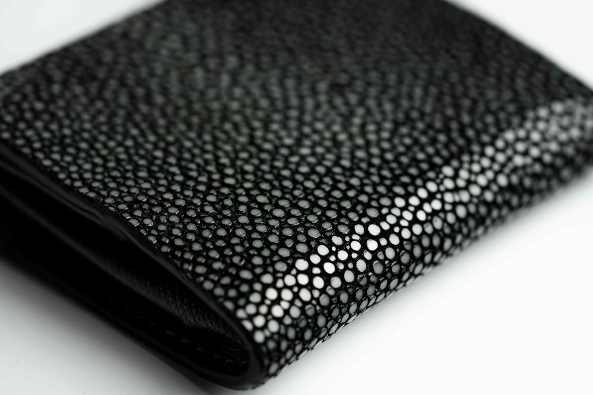 エイ革　黒　札入れBOX型小銭入れ BOX型小銭入れ【一瞬で整う、小銭入れ。】 | STINGMAN -Leather&Craft-