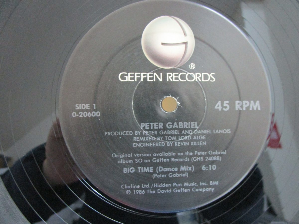 PETER GABRIEL / BIG TIME Dance Mix 12inch | T