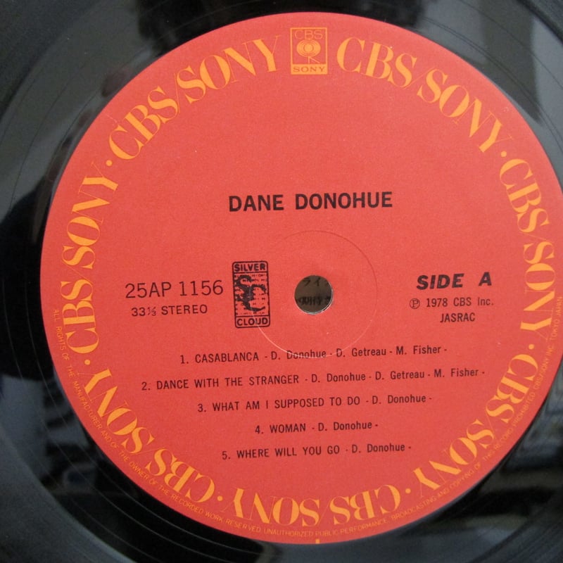DANE DONOHUE / Dane Donohue | TOHTO records & b