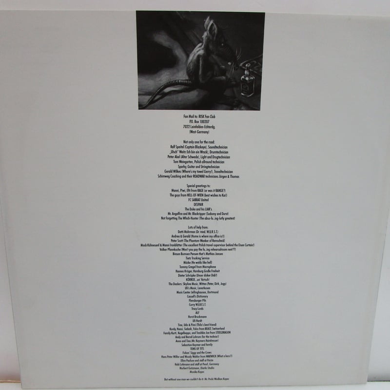 リスク/ヘルズ・アニマルズ 国内盤 帯付！RISK/HELL’S ANIMALS RISK / Hell's Animals | TOHTO records & books a