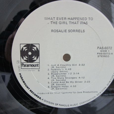 ROSALIE SORRELS / What ever happened to the girl that was