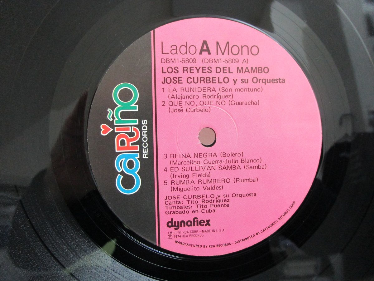 JOSE CURBELO / Los Reyes Del Mambo | TOHTO reco