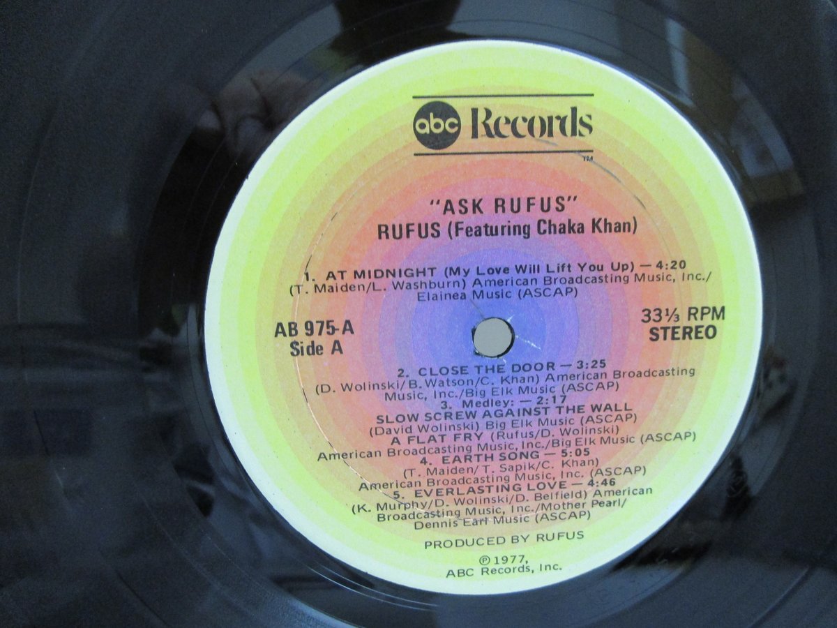 RUFUS featuring CHAKA KHAN / Ask Rufus | TOHTO ...