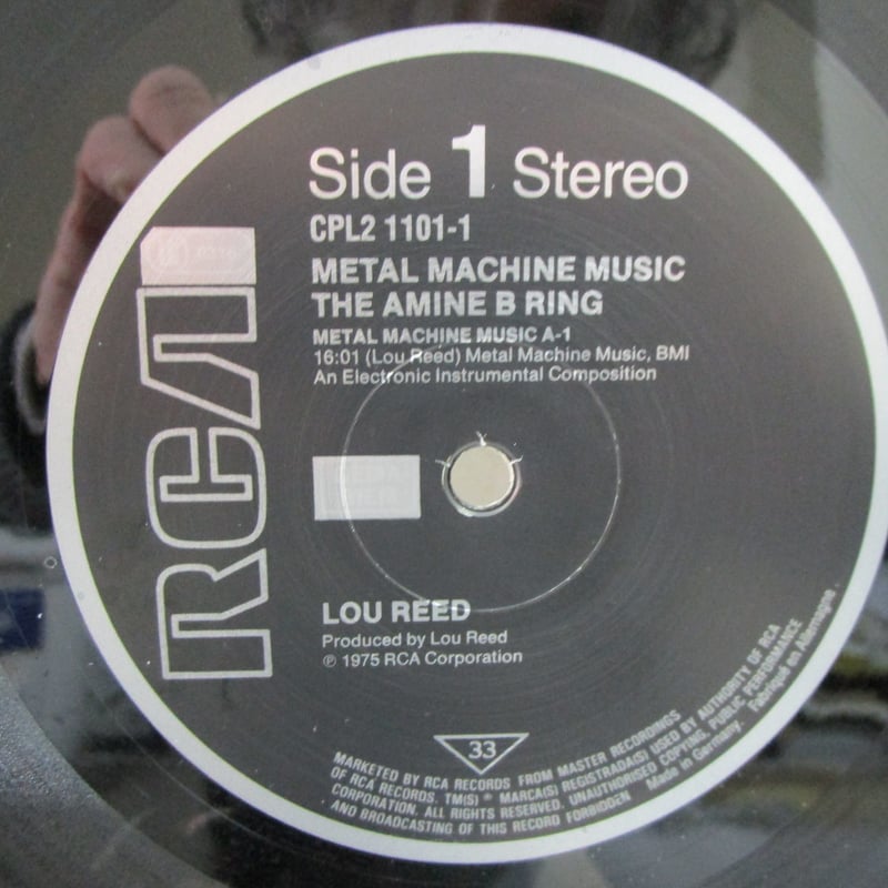 Lou Reed – l Machine Music ドイツ盤 Lou Reed – Metal Machine Music – 2 x Vinyl (Hollywood