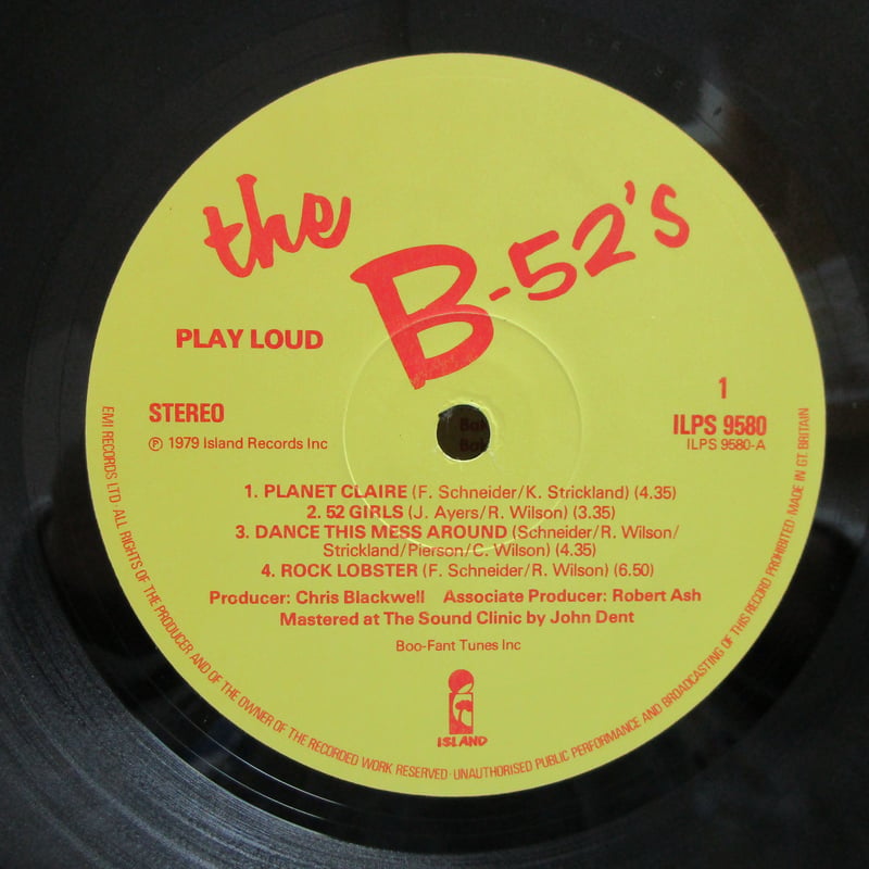 B-52'S 1st UK Press | TOHTO records & books annex