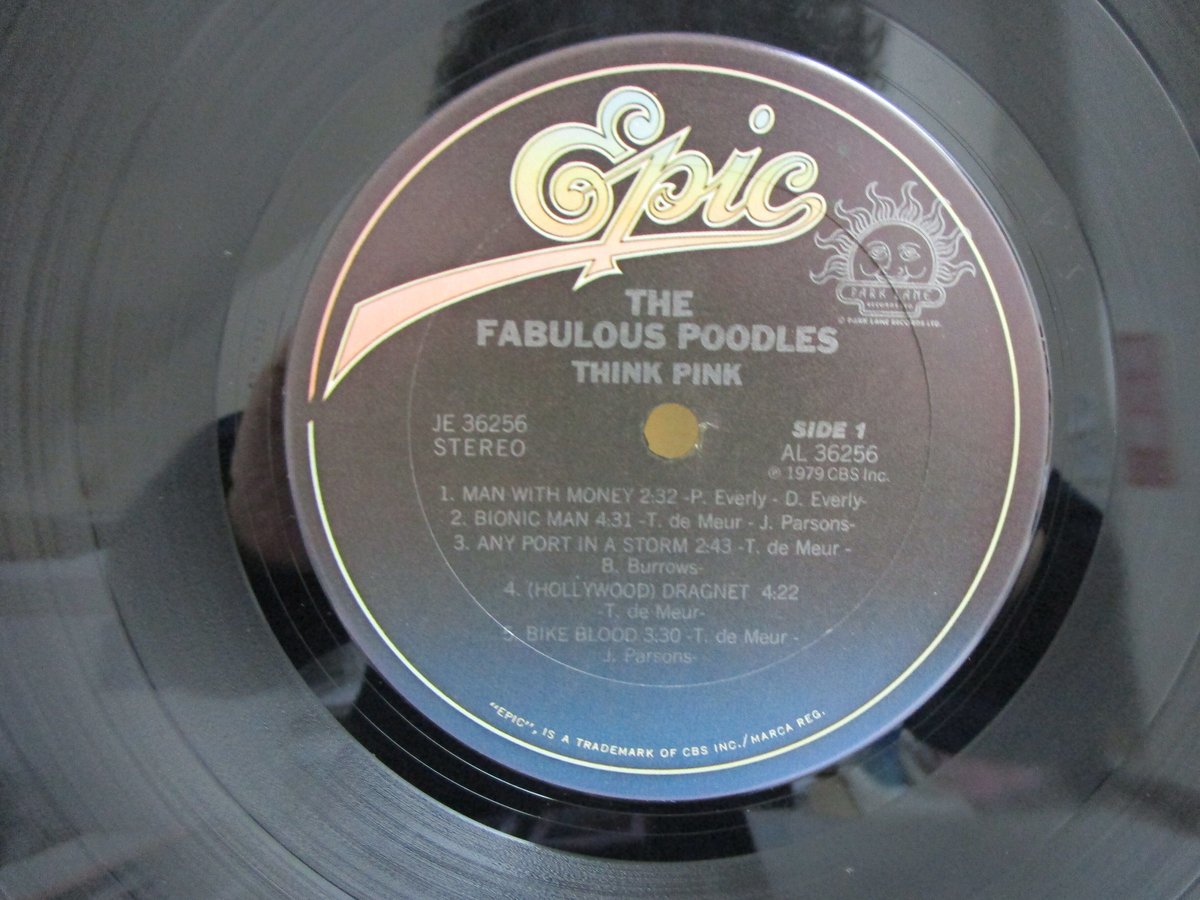 IanDu［希少］Fabulous Poodles / Think Pink LP パワポ - 洋楽