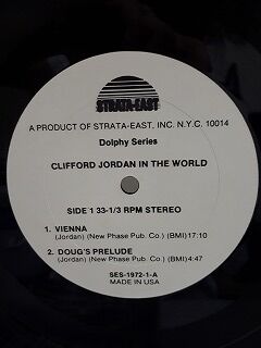 CLIFFORD JORDAN / In the World | TOHTO records