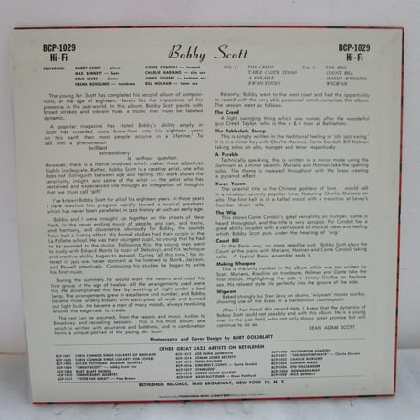 BOBBY SCOTT / The Compositions of Bobby Scott vol.2　10inch
