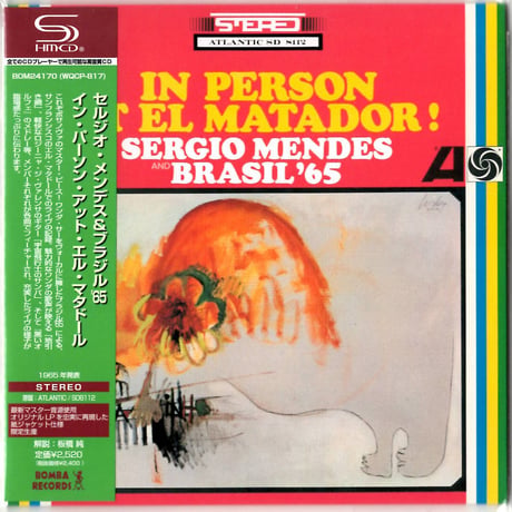 SERGIO MENDES AND BRASIL '65 / In Person At El Matador!　＊未開封・紙ジャケットCD＊