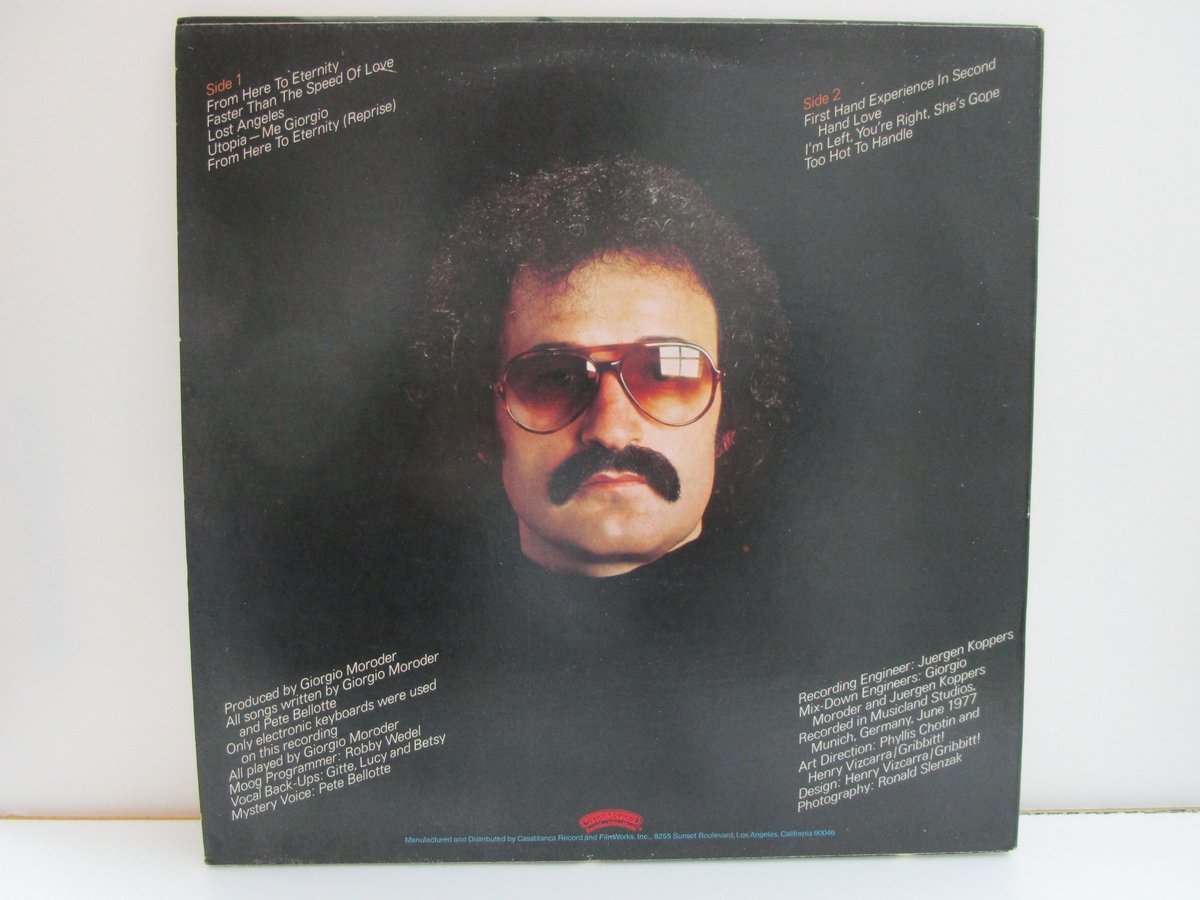 GIORGIO MORODER / From here to eternity | TOHTO