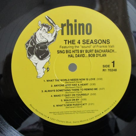 FOUR SEASONS / Sing Big Hts by Burt Bacharach, Bob Dylan