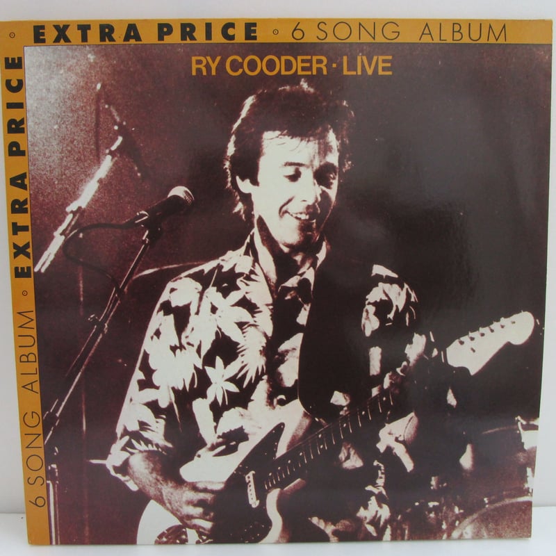 ライクーダーUS盤など6枚 RY COODER / LIVE 6 SONG ALBUM | TOHTO records &