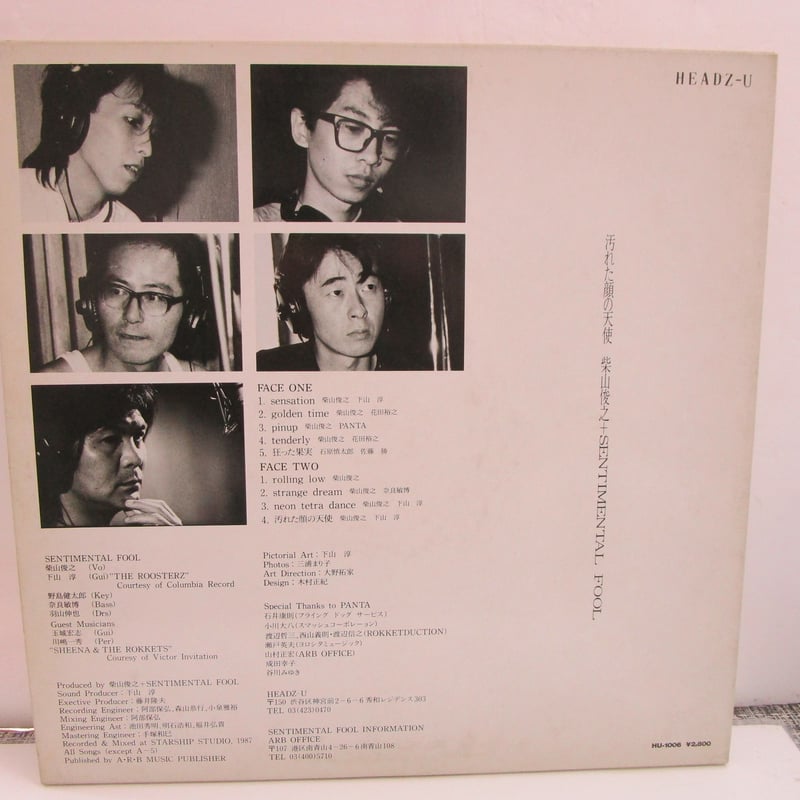柴山俊之 / Sentimental Fool | TOHTO records & books