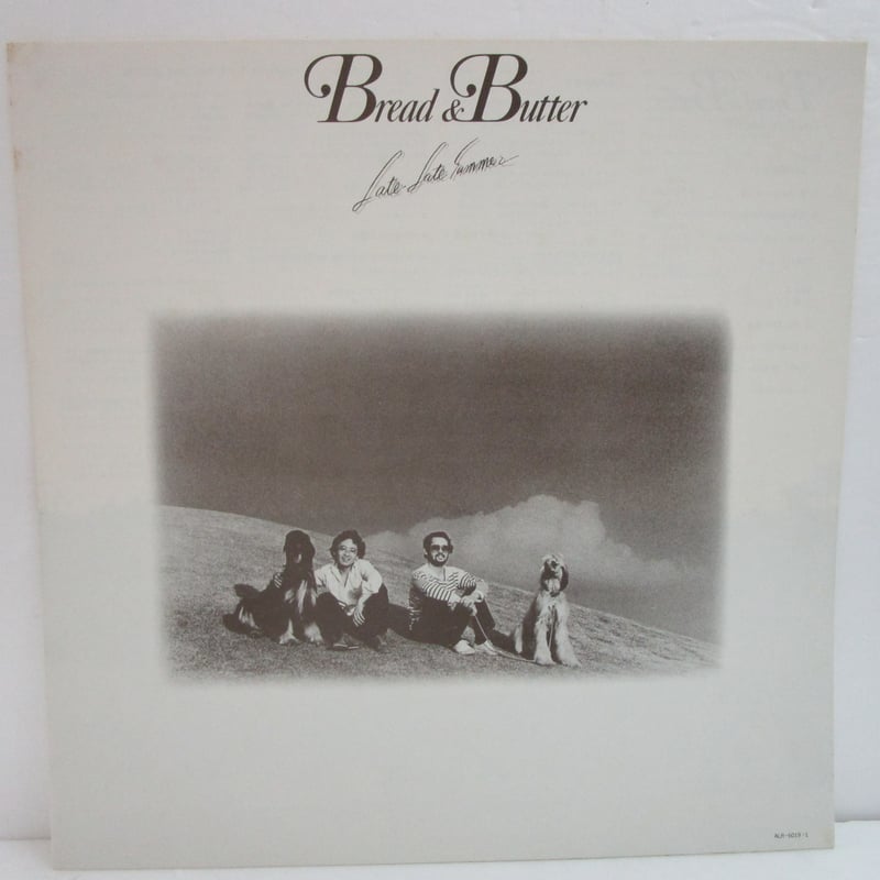 Late Late Summer Bread & Butter 見本盤 Bread & Butter – Late Late Summer – Vinyl (2nd press with