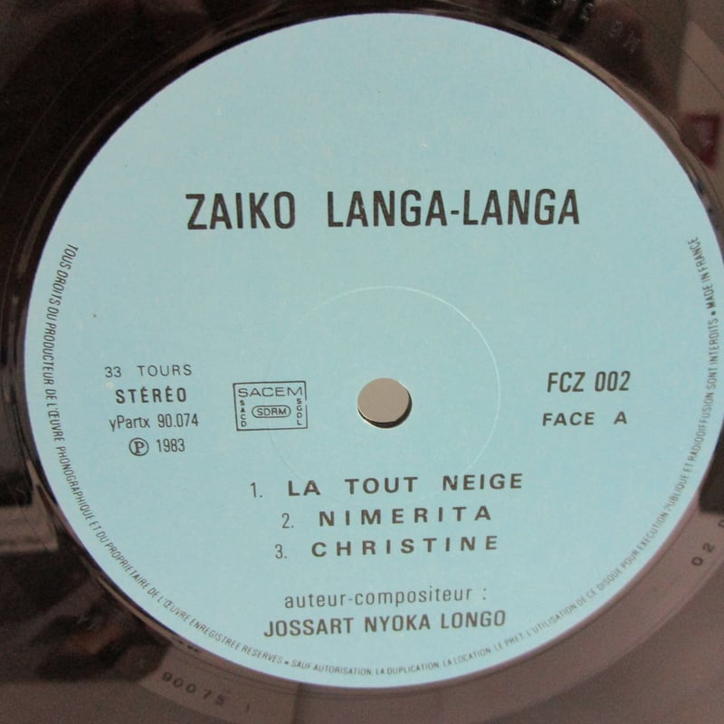 ZAIKO LANGA LANGA / Nkolo Mboka | TOHTO records