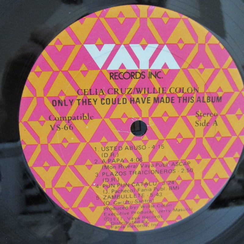 CELIA CRUZ & WILLIE COLON / Only They Could Hav