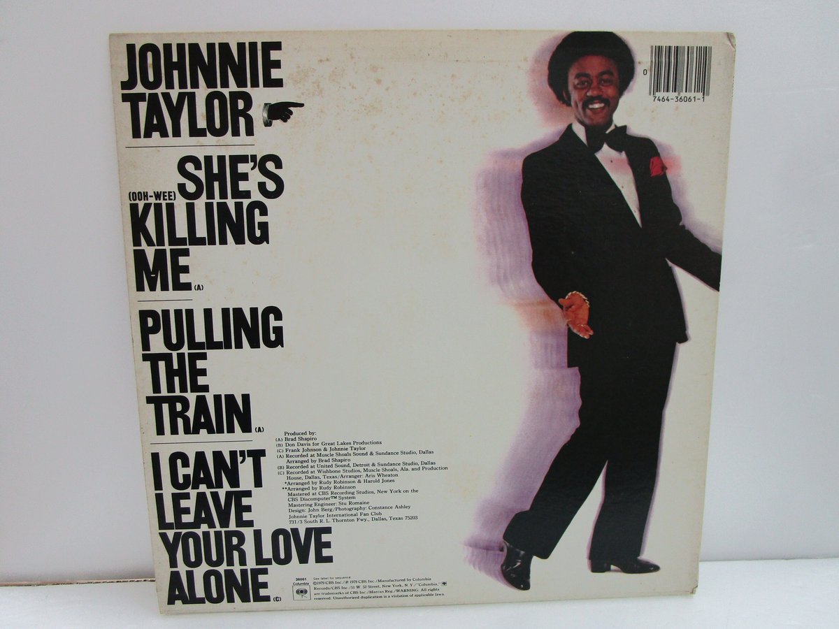 JOHNNIE TAYLOR / She's Killing Me | TOHTO recor