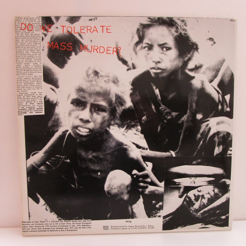 【匿名配送】THE POP GROUP FOR HOW MUCH LONGER〜 For How Much Longer Do We Tolerate Mass Murder? - The Pop Groupの