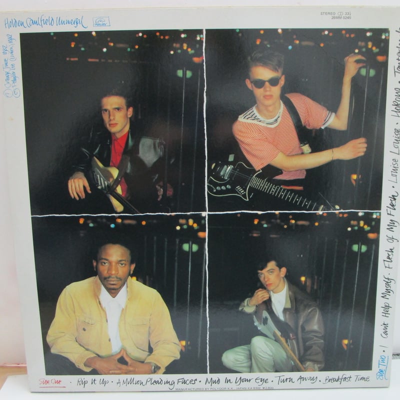 ORANGE JUICE / Rip It Up | TOHTO records & book