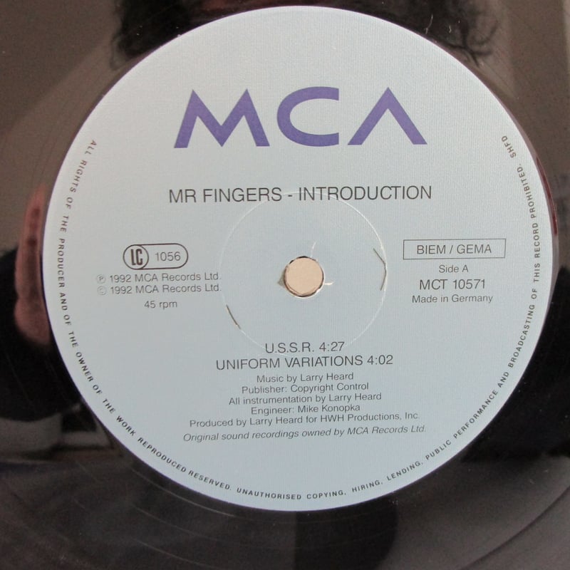MR. FINGERS / Introduction 12inch付 | TOHTO reco