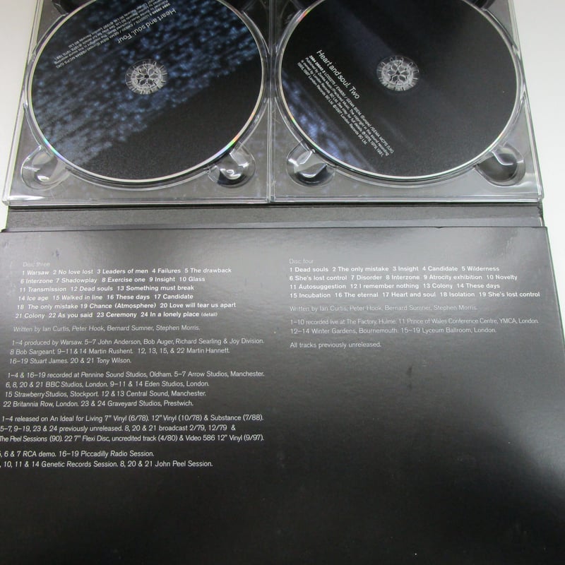 JOY DIVISION / Heart and Soul 4CD BOX | TOHTO