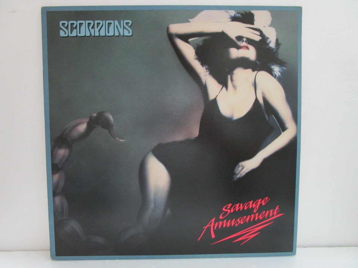 SCORPIONS / SAVAGE AMUSEMENT　帯付き（旧規格） Scorpions – Savage Amusement – Vinyl (LP, Album, Stereo