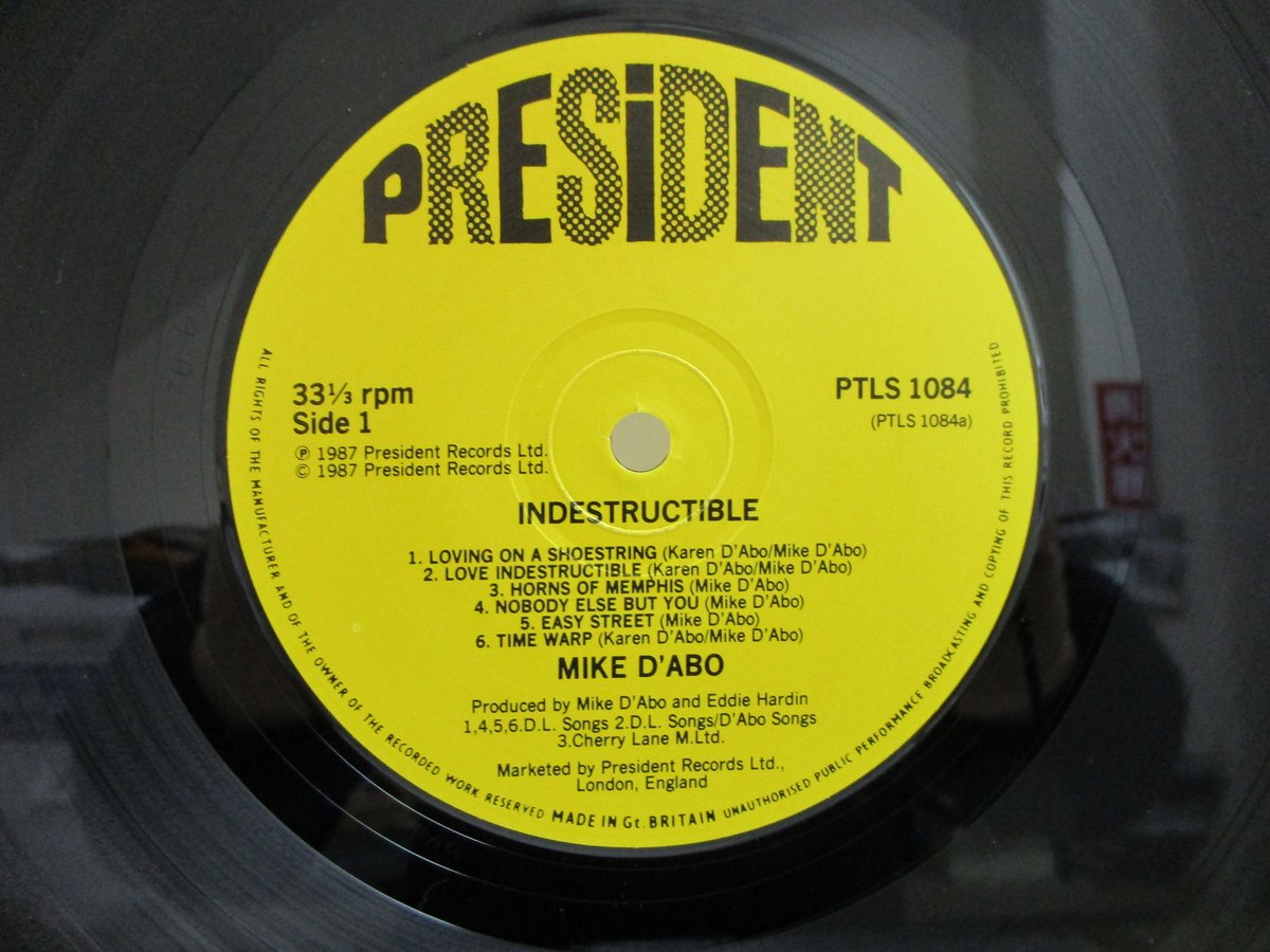 MIKE D ABO Indestructible TOHTO Records B mike-d-abo-indestructible-tohto-records-b