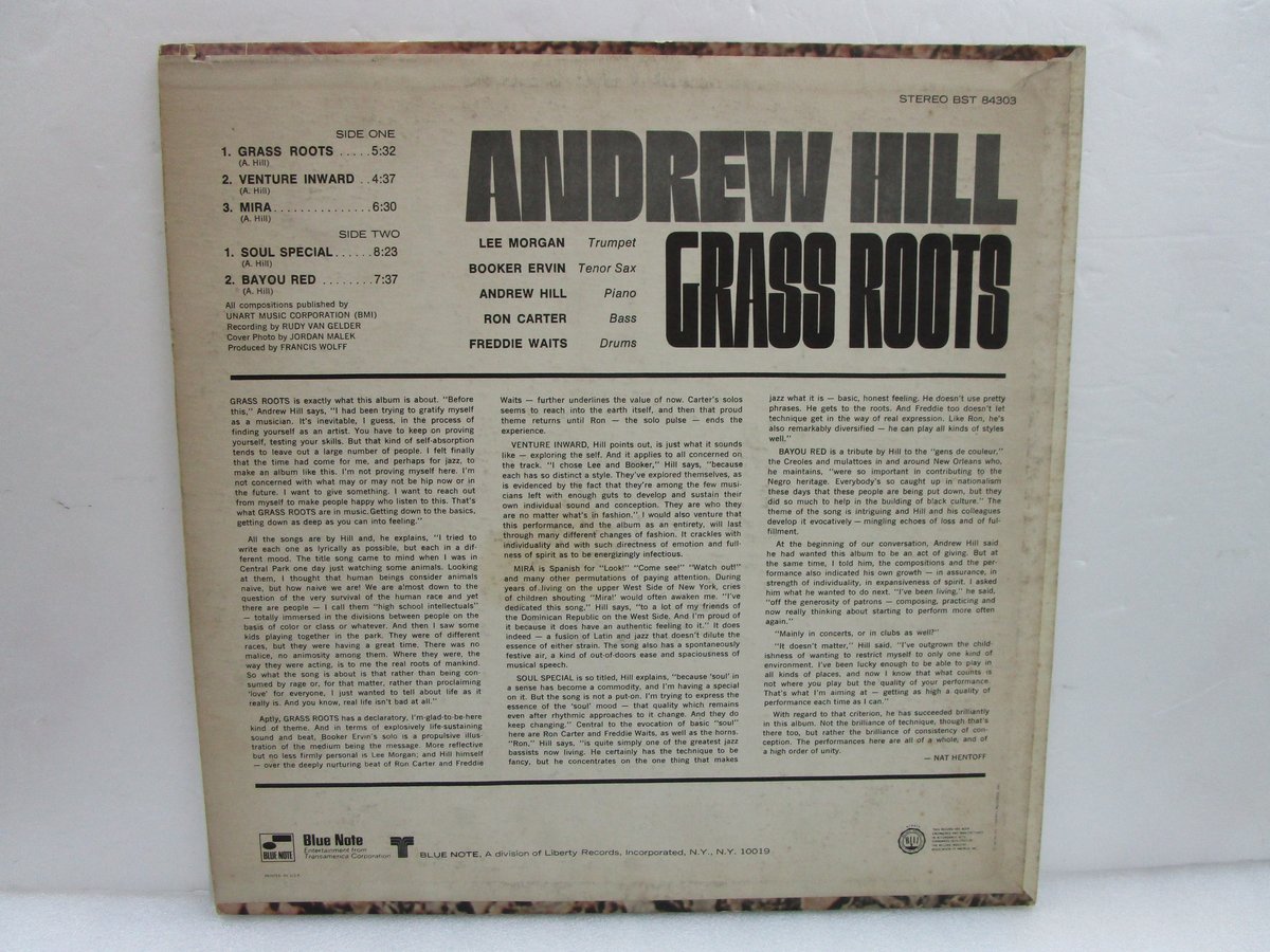 ANDREW HILL / Grass Roots | TOHTO records & boo