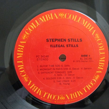 STEPHEN STILLS / Illegal Stills