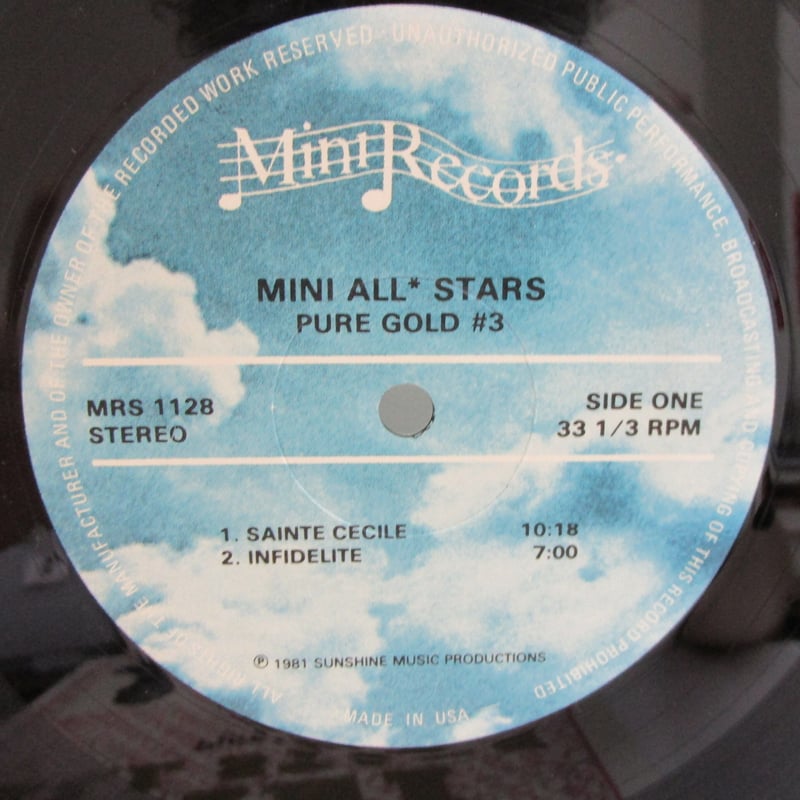 ミニ・オール・スターズ　ピュア・ゴールド　CD MINI ALLSTARS / Pure Gold | TOHTO records & boo
