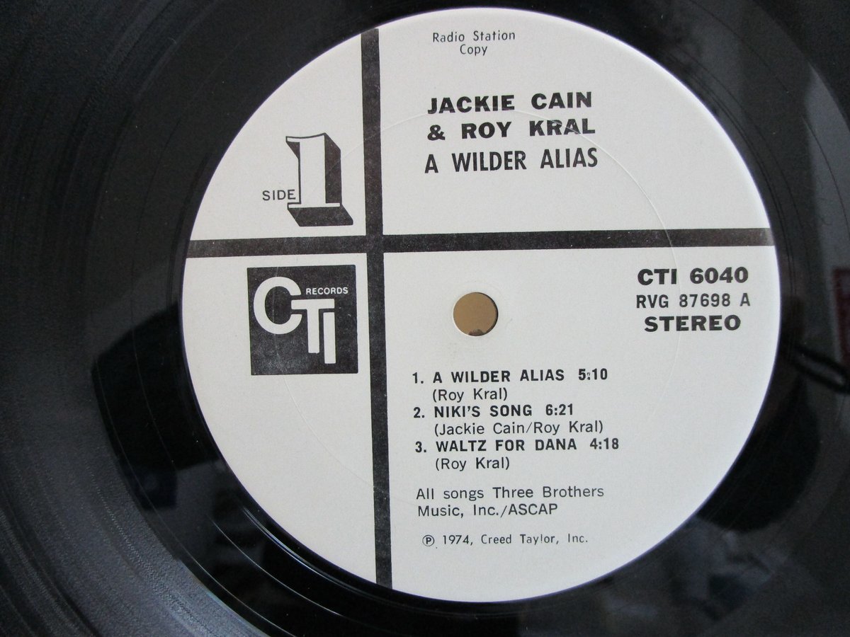 JACKIE CAIN & ROY KRAL / A Wilder Alias | TOHTO JACKIE CAIN & ROY KRAL / A Wilder Alias | TOHTO