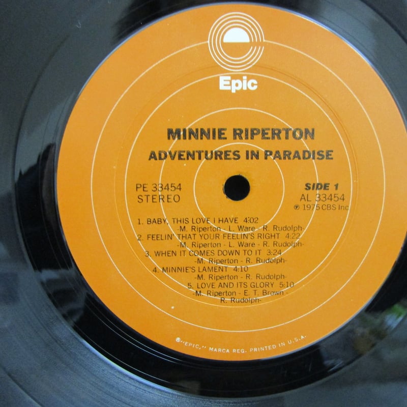 MINNIE RIPERTON / Adventures in Paradise | TOHT