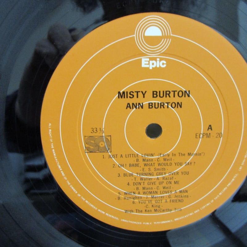 ANN BURTON / Misty Burton | TOHTO records & boo