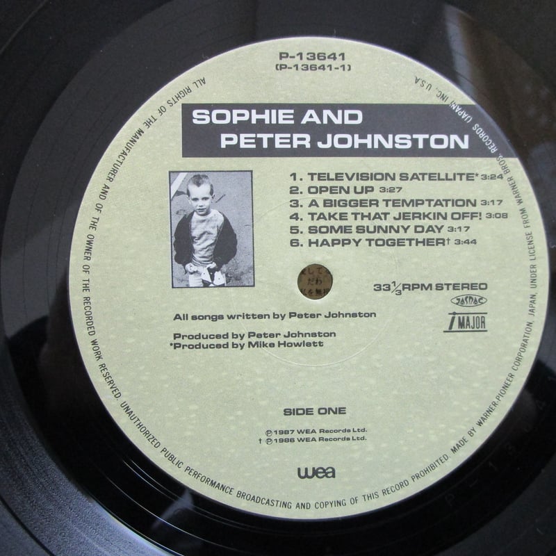 ドリームス ソフィーとピーター・ジョンストン SOPHIE AND PETER JOHNSTON / ドリームス | TOHTO recor