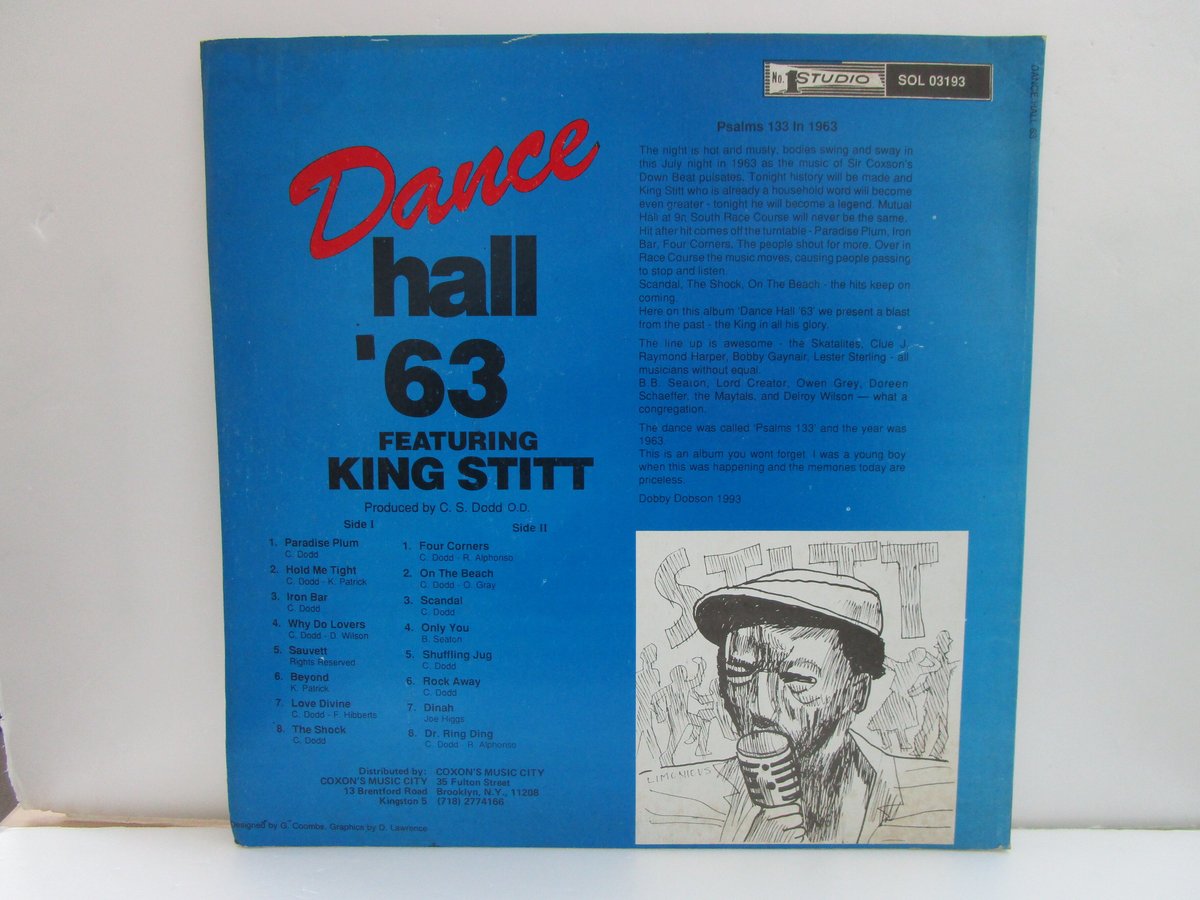 洋楽 Dancehall 63 King Stitt Studio One Dance Hall '63