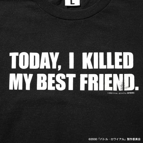 [Battle Royale × weber] long sleeve T shirt (message)