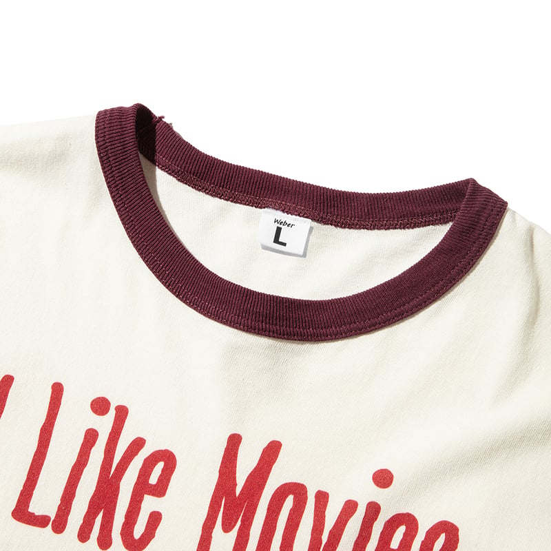 Re-ORDER】[I Like Movies× weber] T shirt (ringe