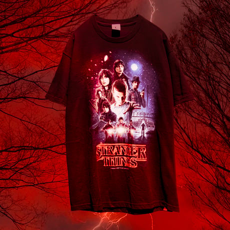 [Stranger Things × weber] T shirt with Special Box