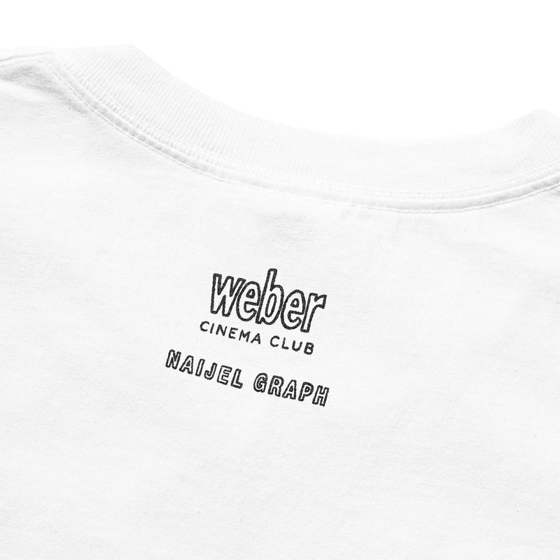 NAIJEL GRAPH × weber CINEMA CLUB Tシャツ　レア NAIJEL GRAPH x weber CINEMA CLUB] T shirt (typography