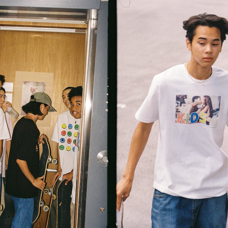 KIDS × weber] Photo T shirt | weber