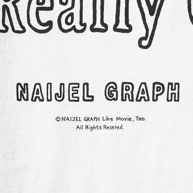 NAIJEL GRAPH × weber CINEMA CLUB T shirt (typog