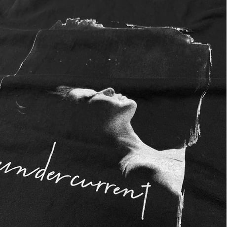 [アンダーカレント × weber] T shirt  (black)