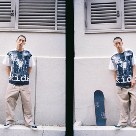 [KIDS × weber] Printed by Ryoya Nakazato T shirt (KIDS)