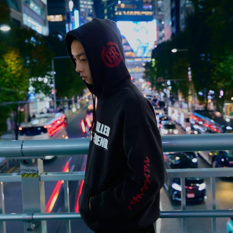 Battle Royale × weber] hoodie | weber