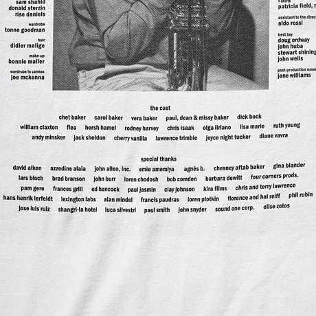 [Let's get Lost × weber] T shirt (Monochrome)