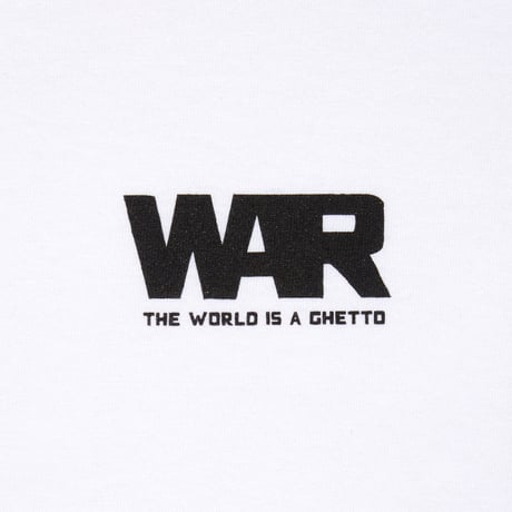 [WAR x CITY COUNTRY CITY x weber] long sleeve T shirt (THE WORLD IS THE GHETTO)