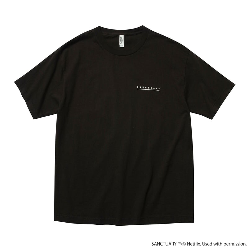 新品 weber Netflix SANCTUARY Tシャツ サンクチュアリ Netflixシリーズ『サンクチュアリ -聖域-』×weber T shirt (black