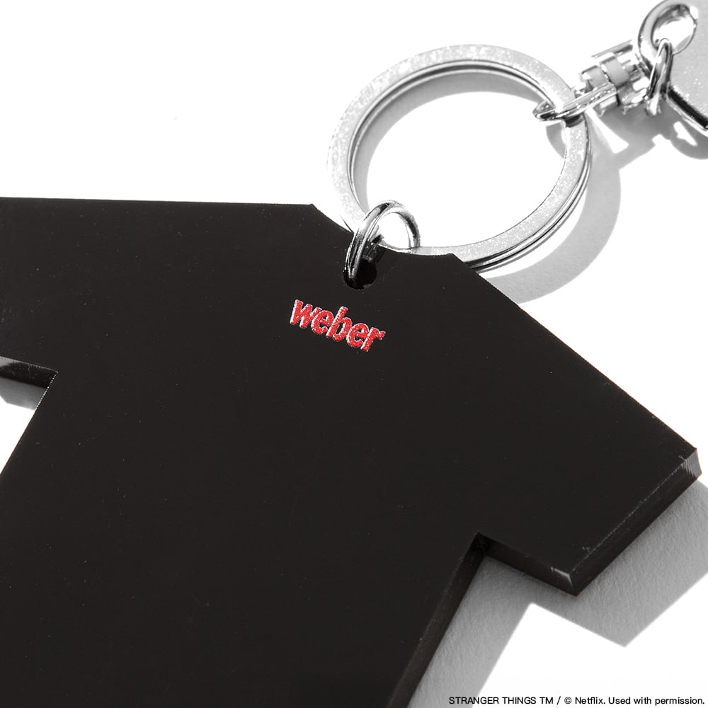 Stranger Things × weber] T-shirt keychain | weber