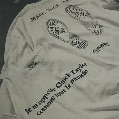 [CONVERSE CHUCK TAYLOR CLOTHING × weber] Printed T-shirt (Make your mark)