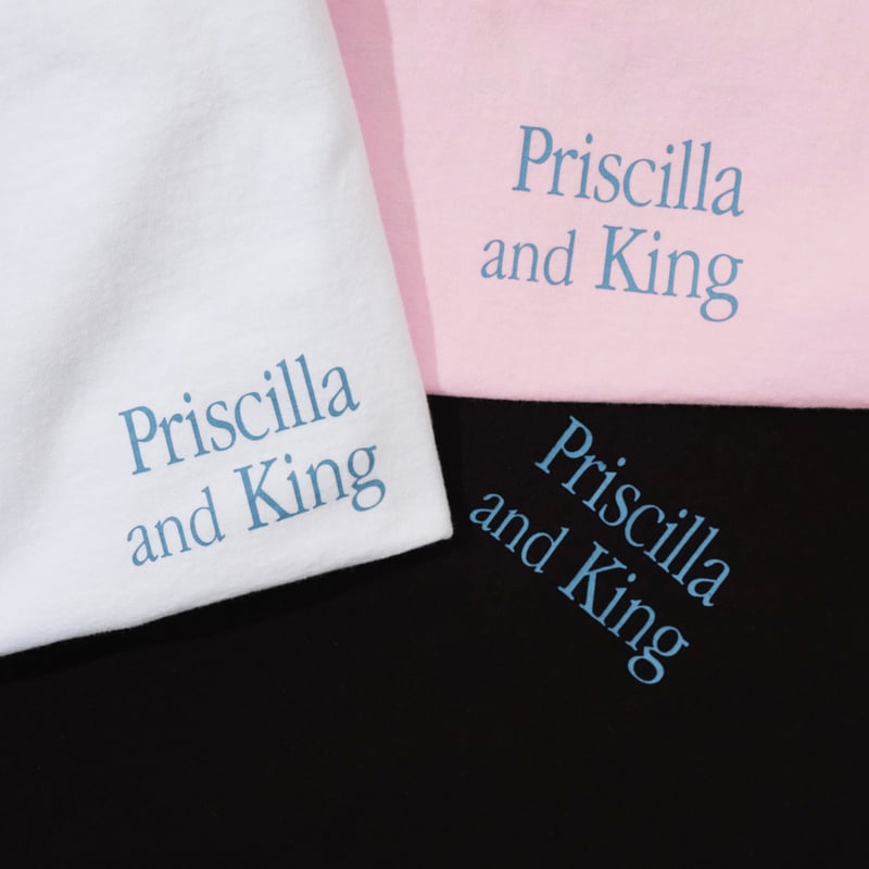 Priscilla×weber] T shirt (logo) | weber